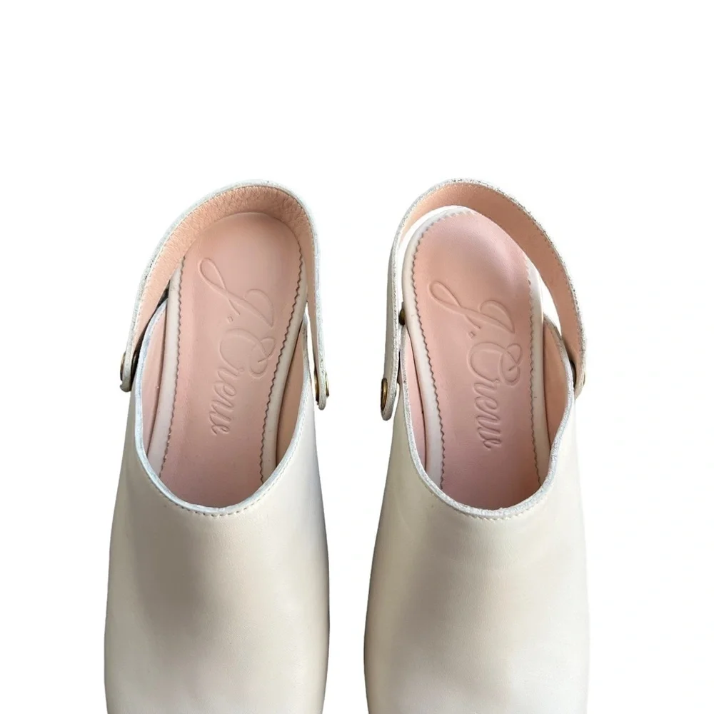 J. Crew - NWOB Convertible Leather Clogs Sz 6.5